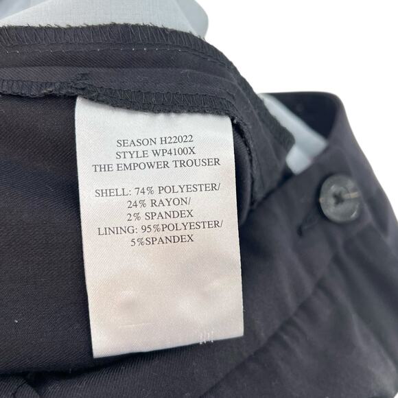 Wildfang Empower Trouser Pants Stretch Solid Black Plus Size 24W‎ - Picture 11 of 12
